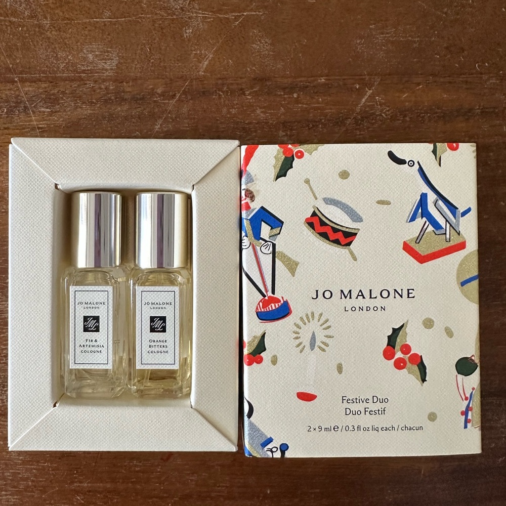 Jo Malone Festive Duo Gift Set -‎ Fir Artemisia and Orange Bitters Cologne NEW